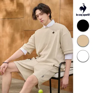 【LE COQ SPORTIF 公雞】滿版短袖T恤 男女款-3色-LWV23304