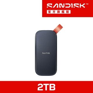 【SanDisk 晟碟】E30 2TB 行動固態硬碟 G26(SDSSDE30-2T00-G26/讀取速度高達800MB/s)