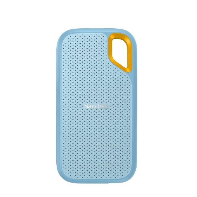 【SanDisk 晟碟】E61 2TB 行動固態硬碟(天藍/SDSSDE61-2T00-G25B/讀寫速度高達1050MB/s/1000MB/s)