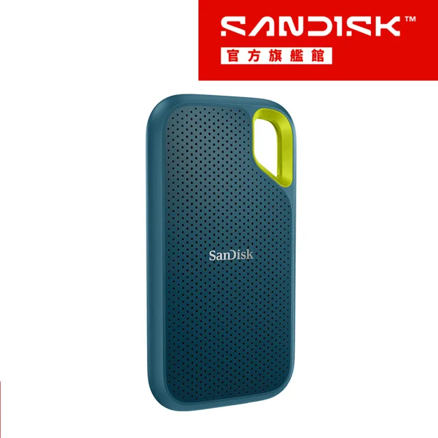 【SanDisk 晟碟】E61 1TB 行動固態硬碟(夜幕綠/SDSSDE61-1T00-G25M/讀寫速度高達1050MB/s/1000MB/s)