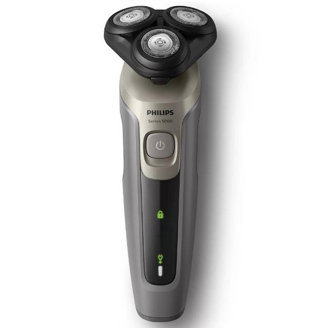 【Philips 飛利浦】三刀頭乾濕兩用電鬍刀 S5266(S5266)