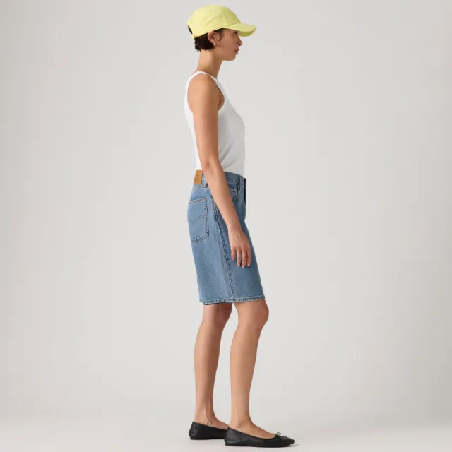 【LEVIS】BAGGY DAD 寬鬆牛仔短褲 女生牛仔褲 人氣新品 000MJ-0016