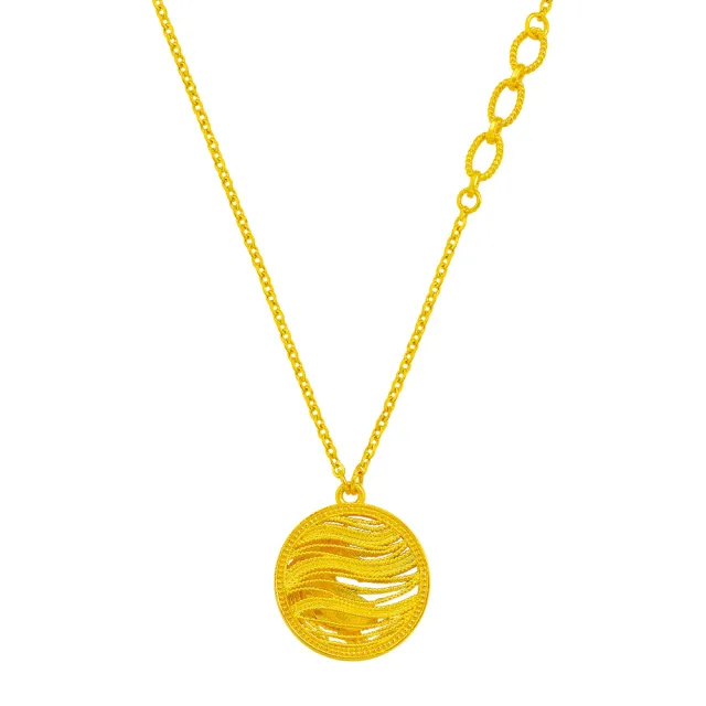【Just Gold 鎮金店】翠華金駒 黃金項鍊