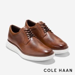 【Cole Haan】ORIGINALGRAND 2.0 雷射打孔牛津鞋 男款寬楦 英倫棕(C40398)