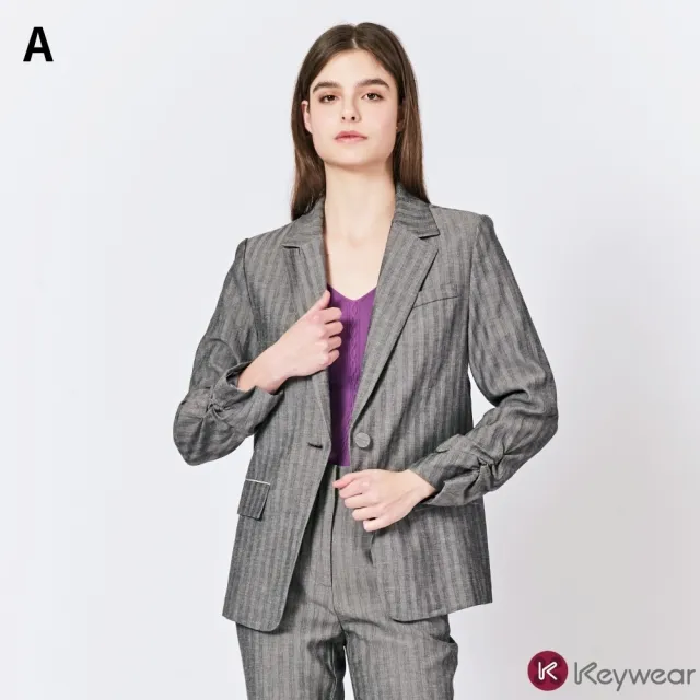 【KeyWear 奇威名品】職裝系列西裝外套(多款任選)