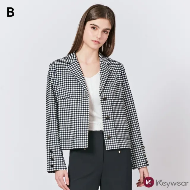 【KeyWear 奇威名品】職裝系列西裝外套(多款任選)