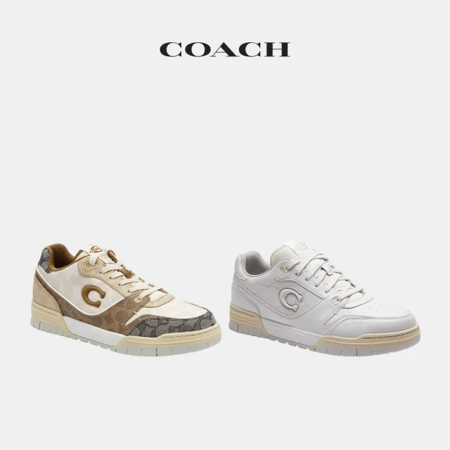 【COACH】蔻馳官方直營 SOHO男士混合經典SIGNATURE運動鞋 休閒鞋 布鞋-多色任選(CCN55/CCN57)