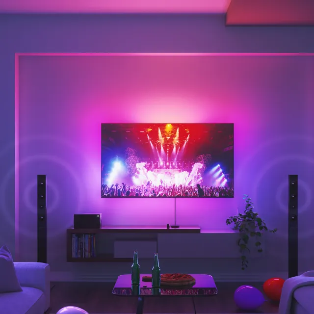 【nanoleaf】4D 電視螢幕同步氛圍燈組5.2M(RGB LED 85吋 音樂 氣氛燈 LED燈 燈帶 燈條 螢幕 電視)