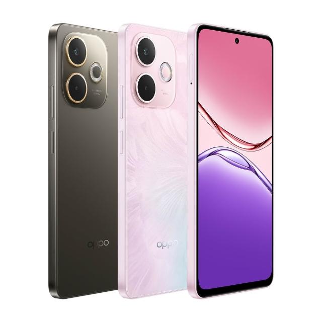 OPPO A5 Pro OPPO A5 Pro 搭載 Dimensity 6300 八核心處理器,時脈高達 2.4 GHz,提供流暢效能。6.67 吋 HD+ 螢幕 (1604x720 畫素) 帶來沉浸式視覺體驗,主相機 5000 萬畫素 + 輔助鏡頭,前置 800 萬畫素自拍鏡頭。6GB RAM + 128GB ROM,支援 Android 15 系統。5800mAh 大容量電池,長效續航。支援 5G 雙卡雙待,尺寸 164.82 x 75.53 x 7.76 mm,重量僅 194g。顏色選擇粉色與棕色,附充電器、充電線與手機殼。NCC 認證 CC AF24 5G0520T7,適合日常使用與多媒體娛樂。