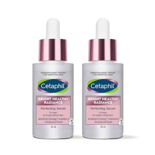 【Cetaphil 舒特膚】官方直營 BHR淨白無瑕精華液 30ml*2入(淡斑美白/緊緻抗老/保濕亮白/暗沉蠟黃)
