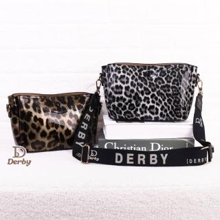 【Derby】豹紋系列 斜背包 5604