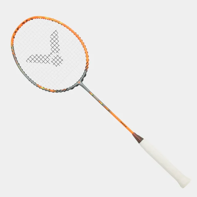 【VICTOR 勝利體育】羽球拍 羽毛球拍 TK-ROCKET 火箭炮 O 火焰橘