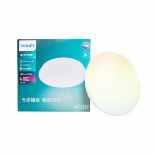 【Philips 飛利浦】築光坊｜飛利浦 20W 若欣 LED吸頂燈 壁切調色 929004612901
