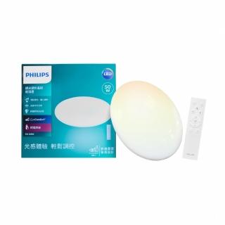 【Philips 飛利浦】築光坊｜飛利浦 50W 若欣 LED吸頂燈 遙控器 壁切調光調色 92900484001