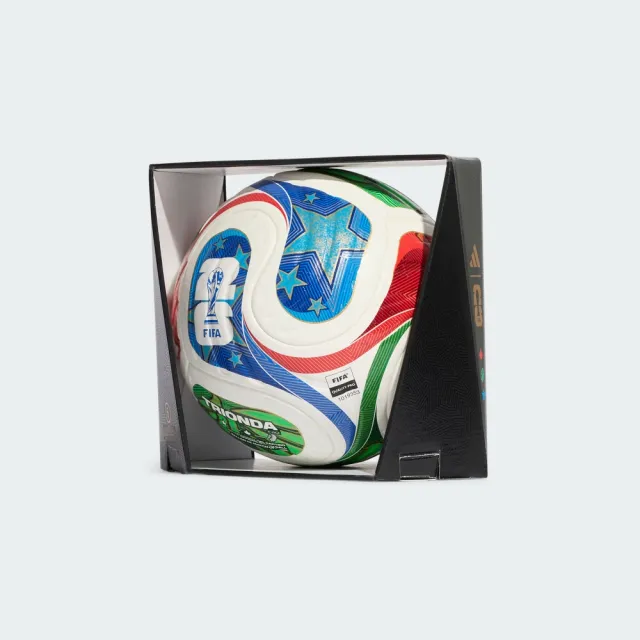 【adidas 愛迪達】FIFA 世界盃 TRIONDA 專業比賽用球  足球 男/女 JD8021