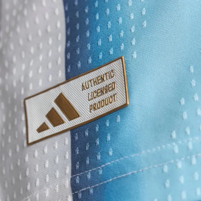 【adidas 愛迪達】世界盃 阿根廷 主場球員版球衣  涼感 男 JM5897