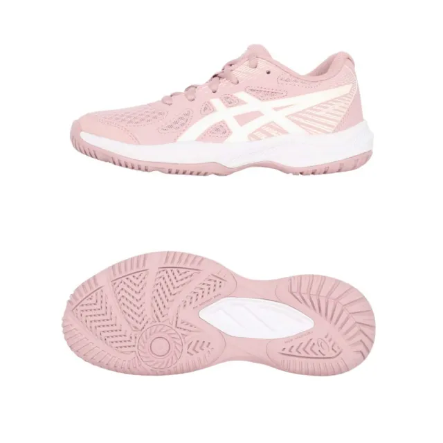 【asics 亞瑟士】20-25CM_UPCOURT 6 GS 男女兒童排球鞋-排球 訓練 亞瑟士 匹克球(1074A045-702)