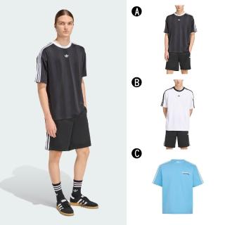 【adidas 愛迪達】圓領短袖T恤 JACQUARD JERSEY 男女 A-KD5830 B-KD5829 C-KT6376