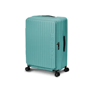 【NINE WEST】變輪箱系列 前開式 28吋行李箱 快拆輪設計 可擴充加大 旅行箱 (松石綠) NW32910