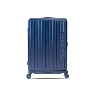 【NINE WEST】變輪箱系列 前開式 24吋行李箱 快拆輪設計 可擴充加大 旅行箱 (藍色) NW32910