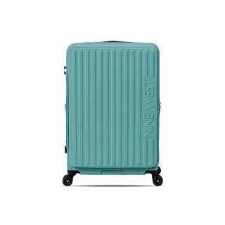 【NINE WEST】變輪箱系列 前開式 24吋行李箱 快拆輪設計 可擴充加大 旅行箱 (松石綠) NW32910