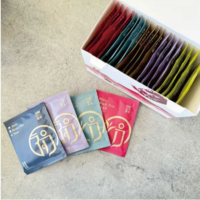 【初味茶萃】茶包綜合禮盒 2.5gx20包/盒-紅色(紅玉.蜜紅.金萱.四季春.阿薩姆)(中秋禮盒)