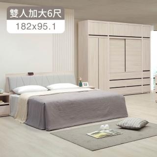 【完美主義】台灣製 6尺 Ryan 雙人加大床頭板(床頭 USB充電 床板 雙人加大)