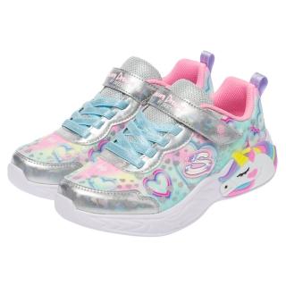 【SKECHERS】女童系列 女童鞋 運動鞋 燈鞋 UNICORN DREAMS (303063LSMLT)