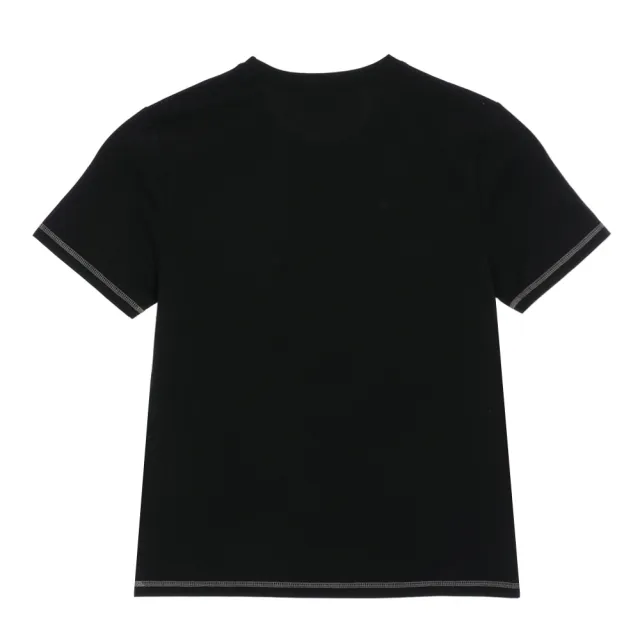 【PLAYBOY】涼感撞色爬線T-SHIRT - 黑色