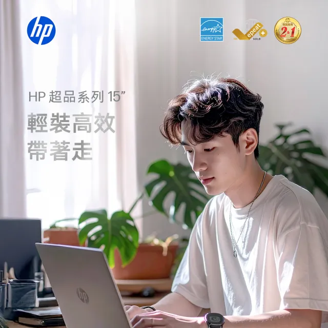 【HP 惠普】Office 2024★15吋Core 5-120U輕薄效能筆電(15-fd0859TU/16G/512G SSD/W11/極地白)