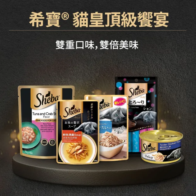 【Sheba】誘惑泥12g*4入-6包(寵物/貓零食/貓食/肉泥/貓肉泥)