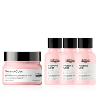 【L’OREAL 巴黎萊雅PRO】絲漾博飽和護色髮膜250ml(護色/染後持色/光澤)