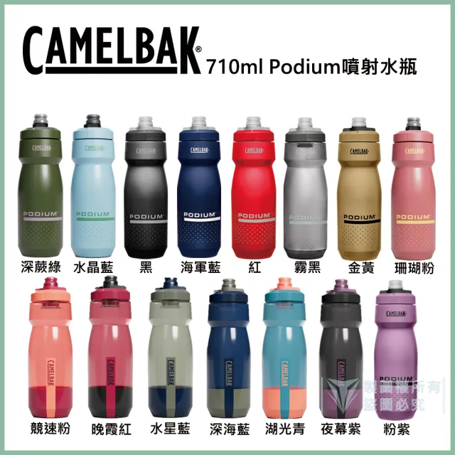 【CAMELBAK】710ml Podium 噴射水瓶(Camelbak /最佳補水/自行車水壺)