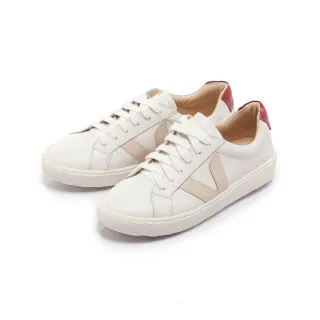 【FAIR LADY】軟實力 側V拼接免綁帶厚底休閒鞋(洋紅/502388 女鞋)