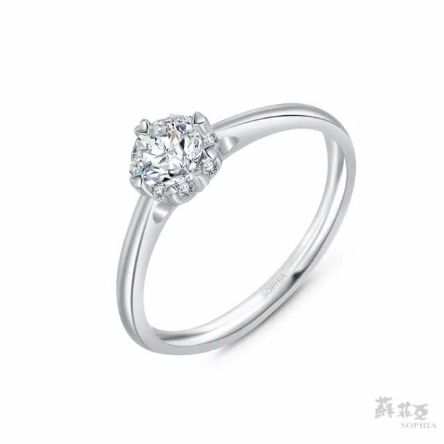 【蘇菲亞珠寶】GIA 30分 D/SI1 18K金 費洛拉S 鑽石戒指