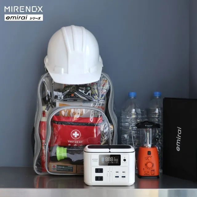 【MIRENEX】emirai儲能小瓦力PRO！手掌大儲能電站再進化NEX430！(戶外防災露營小電站/安全耐用磷酸鐵鋰)