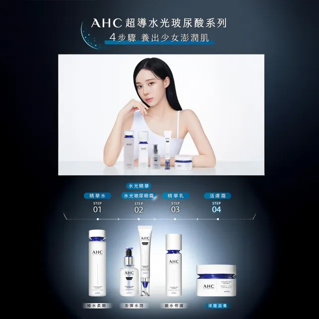 【AHC】超導水光玻尿酸精華乳100ml(醫美科研/HA精華/B5保濕)