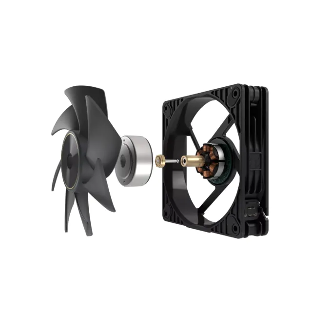 【ASUS 華碩】ProArt PF120 PWM 高效能風扇 現代黑 - 單入包 (PF120-FAN-PWM-BLACK)