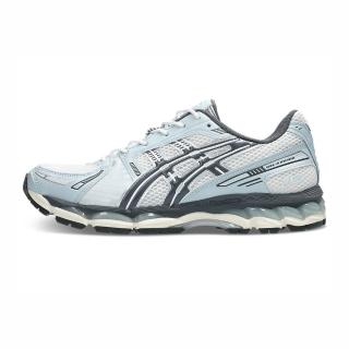 【asics 亞瑟士】GEL-Kayano 12.1 男女 運動休閒鞋 舒適 水藍 灰白(1203A759-103)