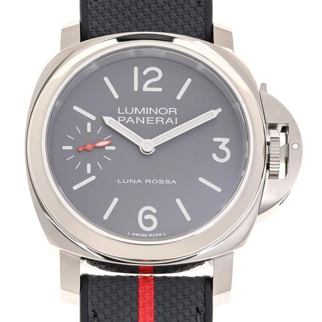 【PANERAI 沛納海】Luminor Luna Rossa PAM01653手動上鏈橡膠錶x啞光灰x44mm 送禮