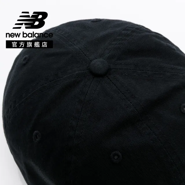 【NEW BALANCE】NB 仿舊水洗棒球帽/復古帽_AC8105UBK_中性_黑色