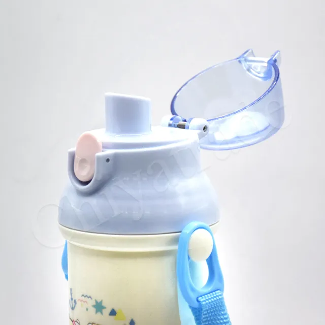 【百科良品】日本製 角落生物 角落小夥伴 彈蓋直飲水壺 抗菌加工 480ML(附背帶)
