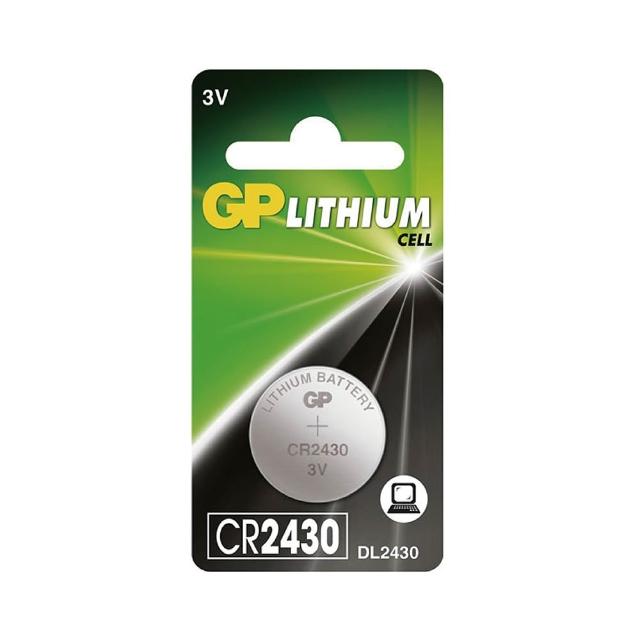 【GP 超霸】GP超霸鈕型鋰電池 CR2430 1入 電池專家(GP原廠販售)