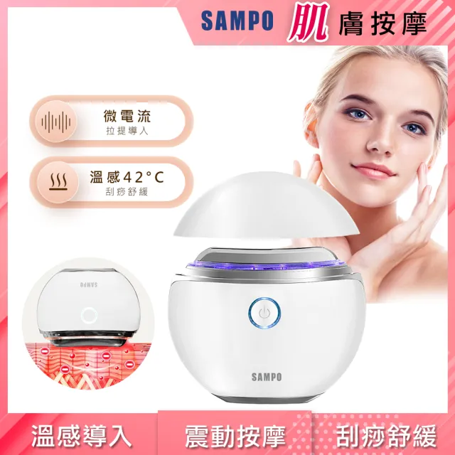 【SAMPO 聲寶】緊緻美顏溫感震動按摩儀/美容儀/臉部拉提(FY-Z2401DL)
