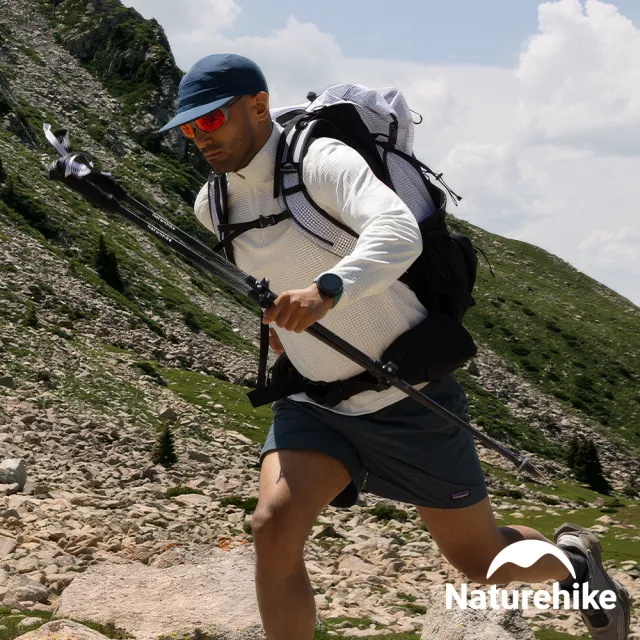【Naturehike】初雪EXT1碳纖維三節外鎖登山杖 120cm DS010 單支(台灣總代理公司貨)