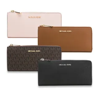 【Michael Kors】JET SET TRAVEL防刮紋L拉鍊長夾(多款任選)