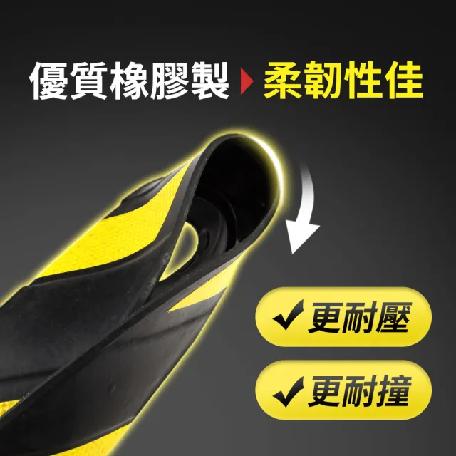 【智造良品】防撞墊 停車場防護條 車庫防撞條 防護條 立柱包邊條 停車場護牆 130-PPP800(反光橡膠護角)