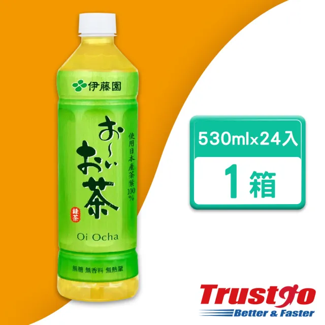 【美式賣場】伊藤園 Oi Ocha 綠茶530mL X 24瓶/箱