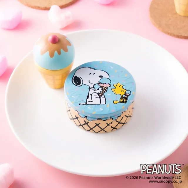 【STEAMCREAM 蒸汽乳霜】1612/史努比與糊塗塌客吃冰趣 75g / 1入 (官方直營 / 高效保濕 / 純素保養)