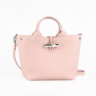 【LONGCHAMP】Le Roseau S 手提手袋/斜背包(芭蕾粉)